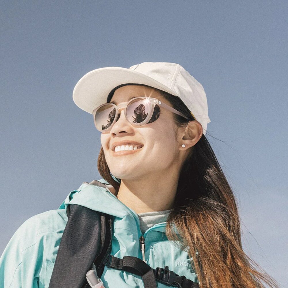 NWT $98 Sunski Tera Polarized Sunglasses with side shields and case